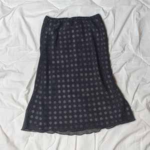 Manties optical illusion midi skirt